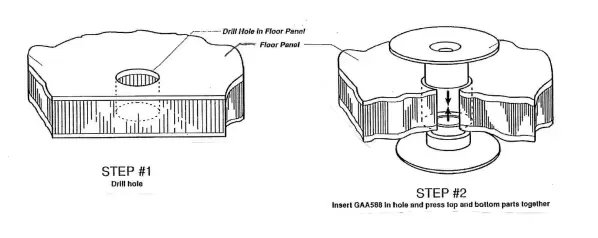 image missing - images/drawing of 2 steps to install a-  Press Fit Inserts.jpg
